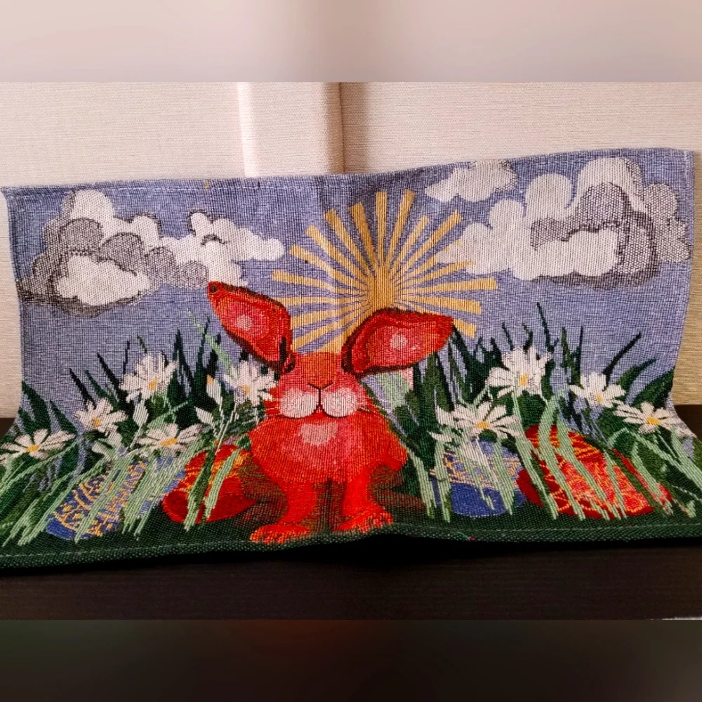 New Handcrafted Bunny Tablemats, set of 2